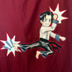 Yang, Destroyer of Resistance, character on a  red background with two starburst graphic